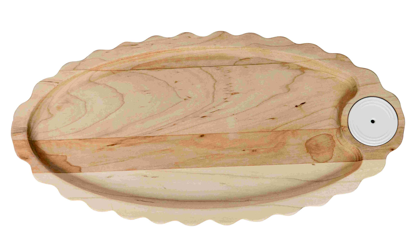 Nora Fleming B4 Scalloped Maple Tray Anniversary