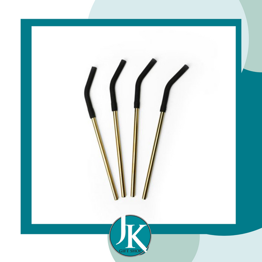 Stainless Steel Straws Black