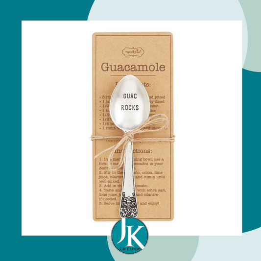 Guacamole Spoon and Recipe Set Mud Pie Circa