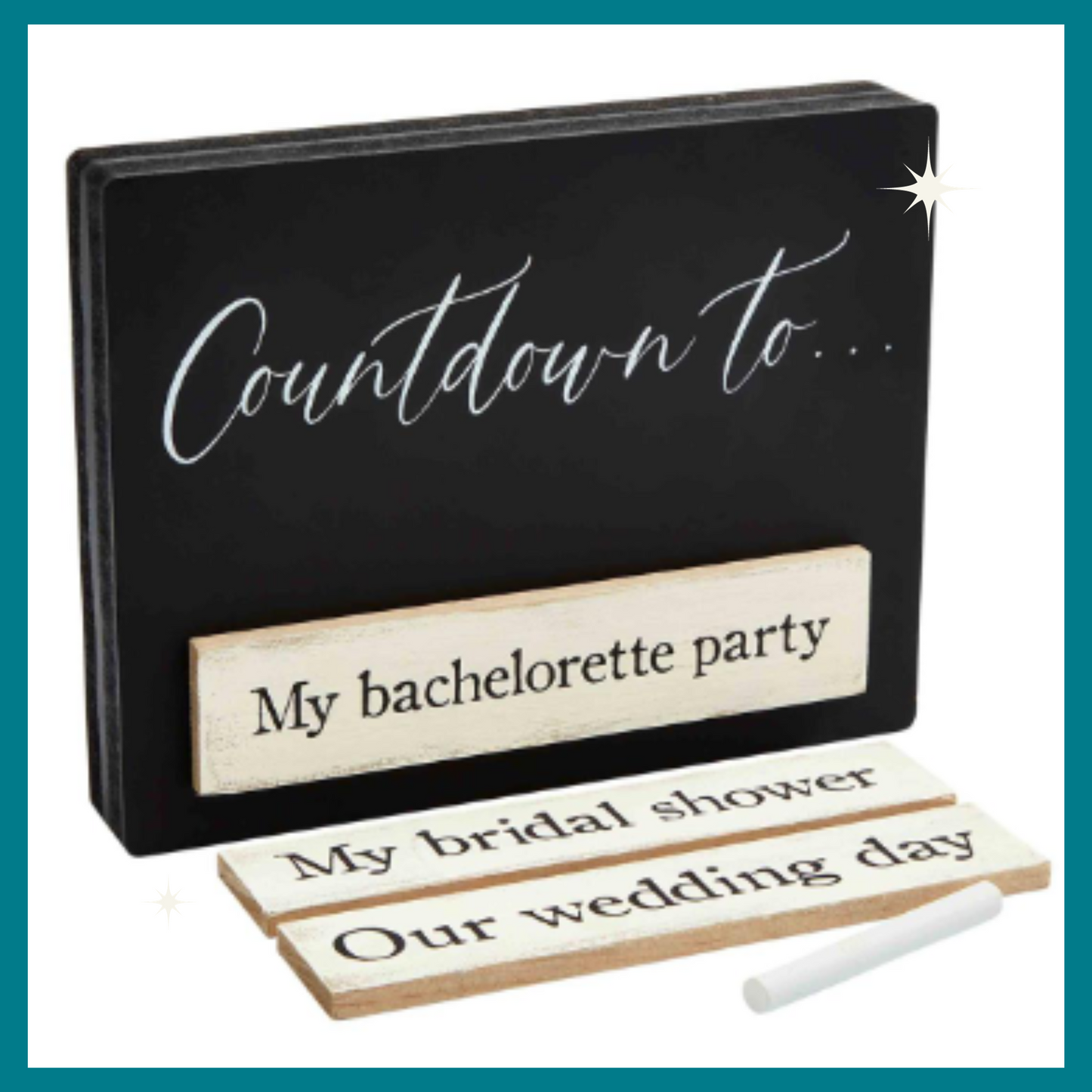 Wedding Countdown Block Set