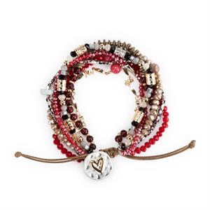 Beaded Love Heart Bracelet