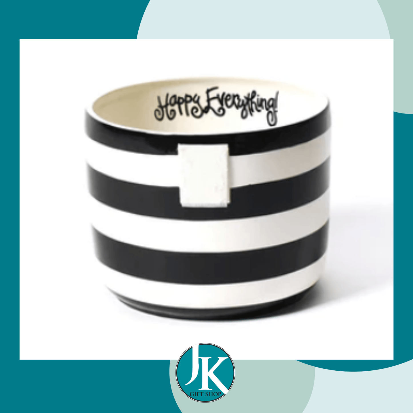 Black Stripe Mini Happy Everything Bowl