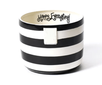 Black Stripe Mini Happy Everything Bowl