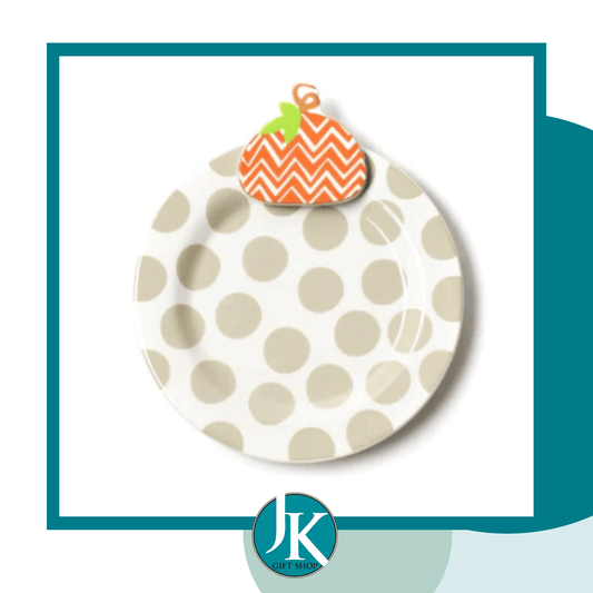 Chevron Pumpkin Embellishment Plate