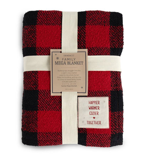 Cozy Together Plaid Mega Family Blanket