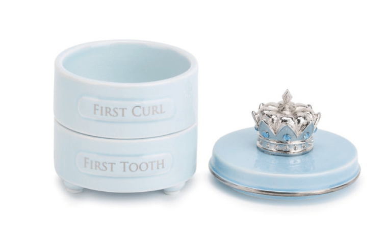 First Tooth and Curl Keepsake Box