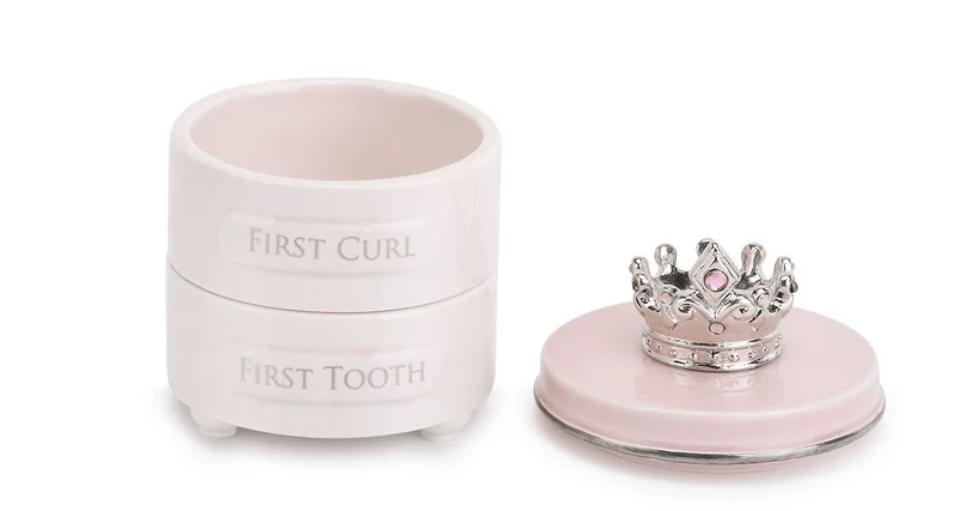 First Tooth and Curl Keepsake Box