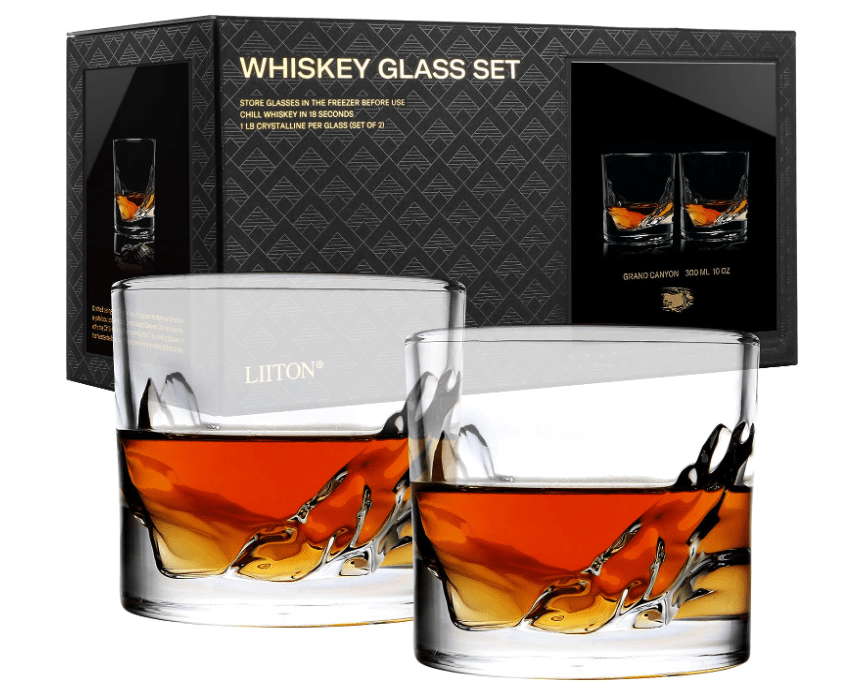 Grand Canyon Whiskey Glasses Boxed Set of 2