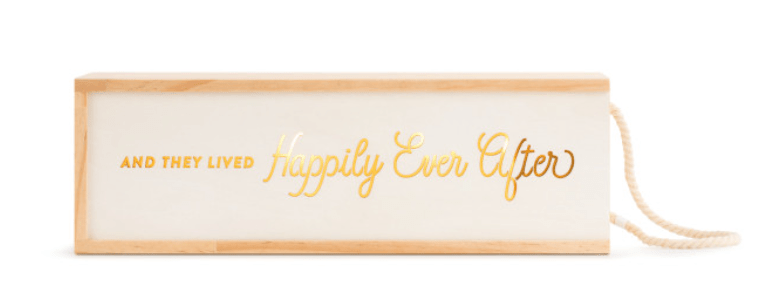 Happily Ever After Wine Caddy