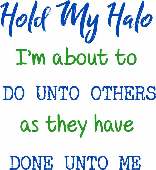 Hold My Halo Tea Towel