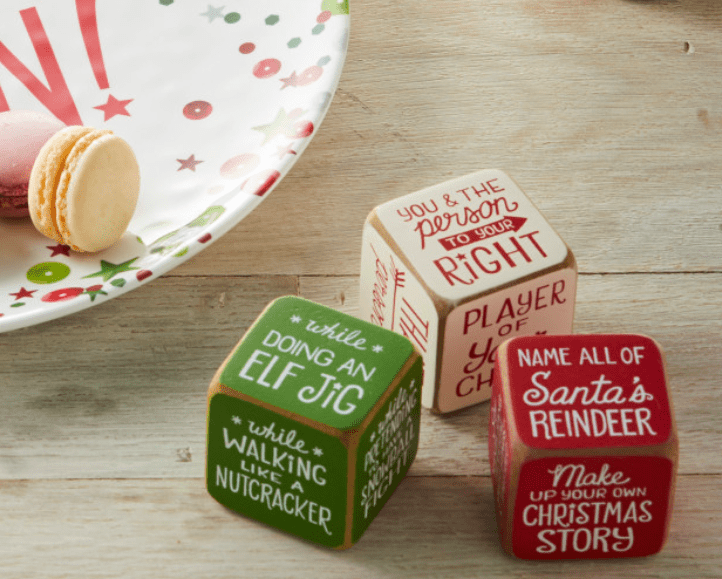 Holiday Party Starter Dice Set