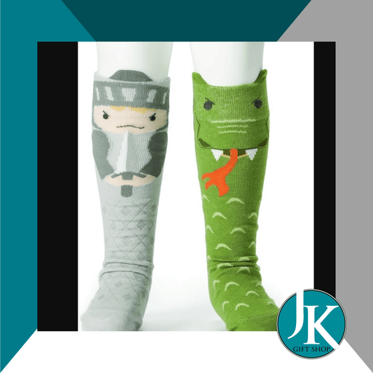 Knight & Dragon Toddler Storytime Knee Socks