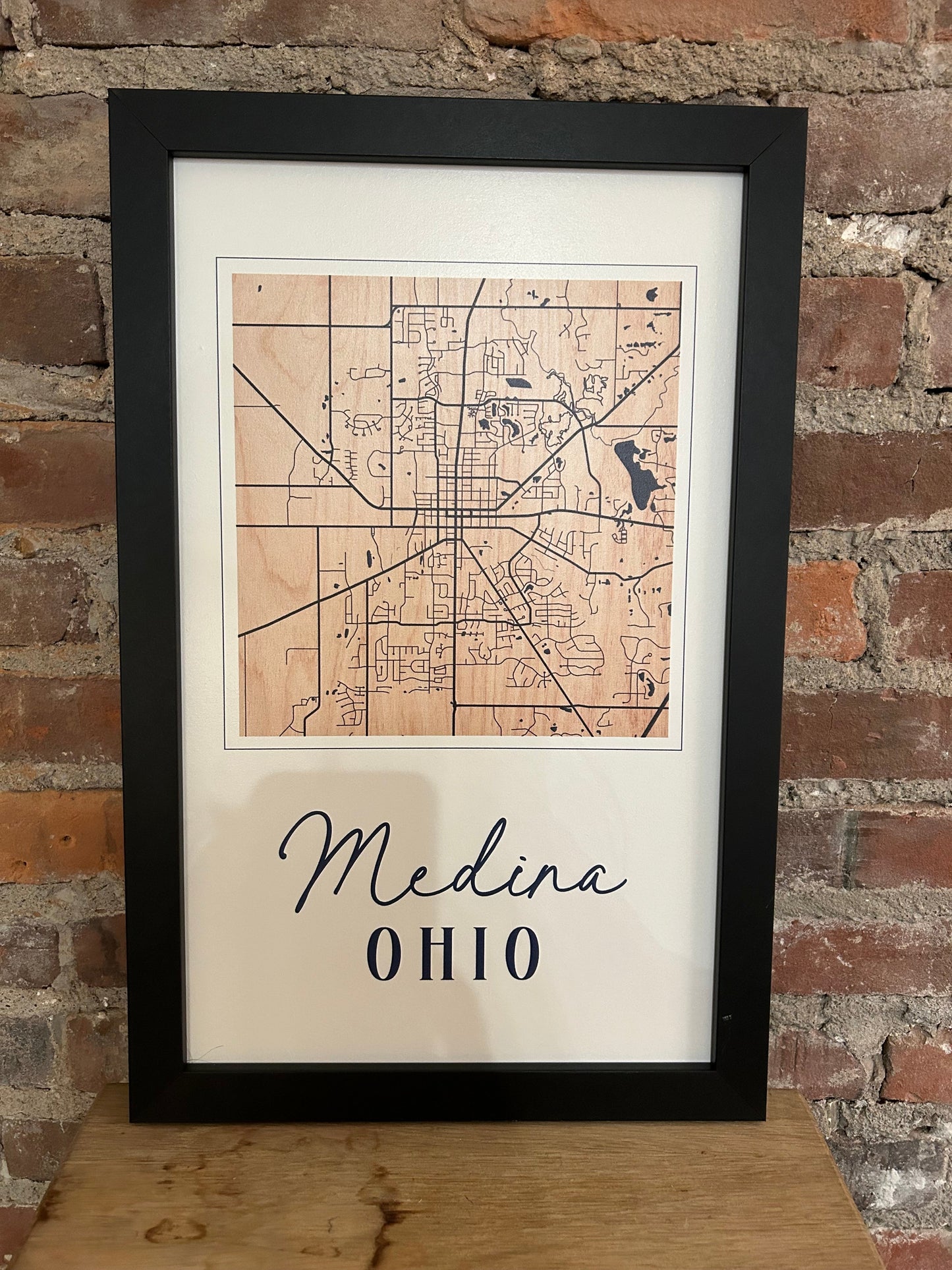 Medina Framed Map Wall Art