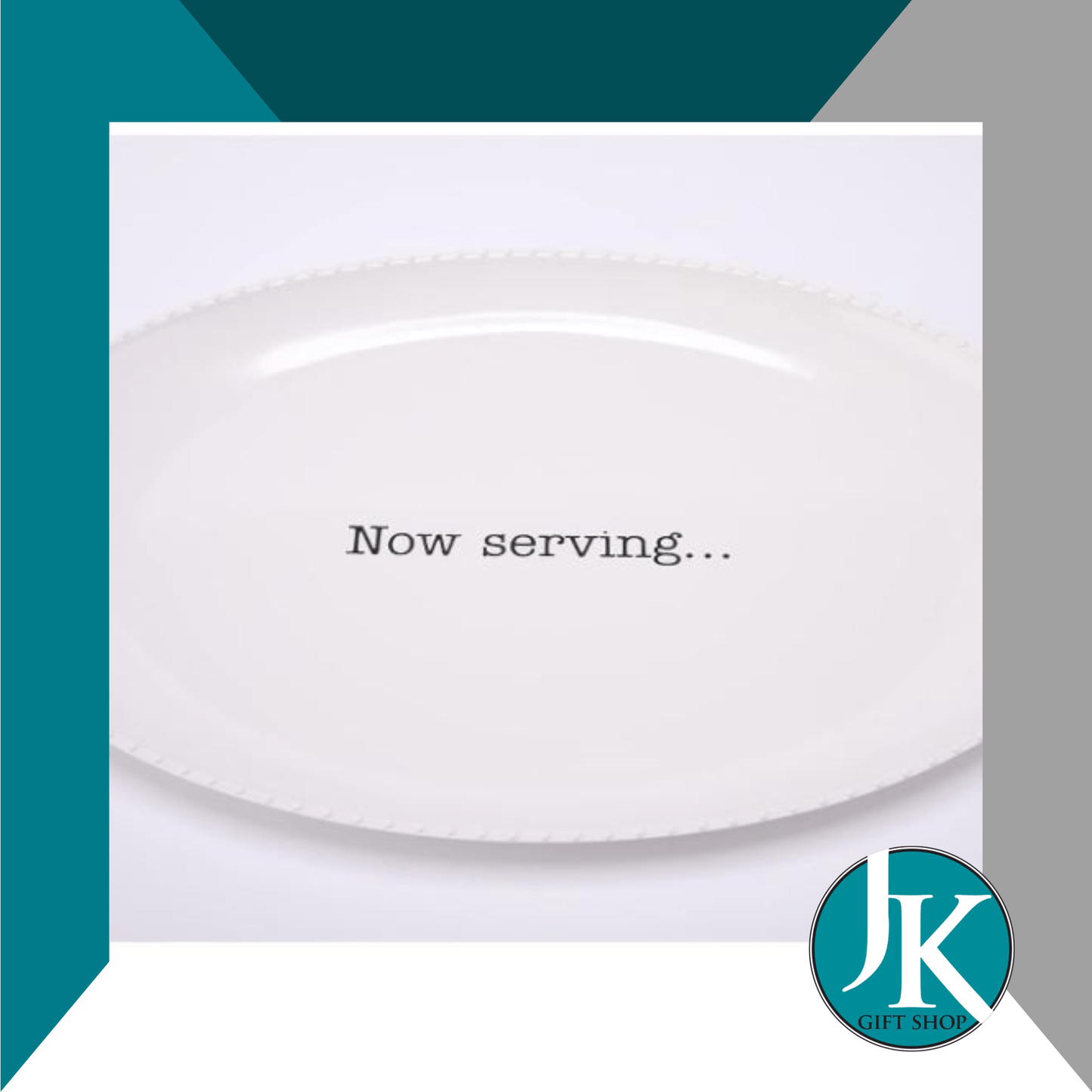 Melamine Now Serving Platter