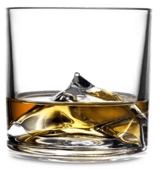 Mt. Everest Whiskey Glasses Boxed Set of 2