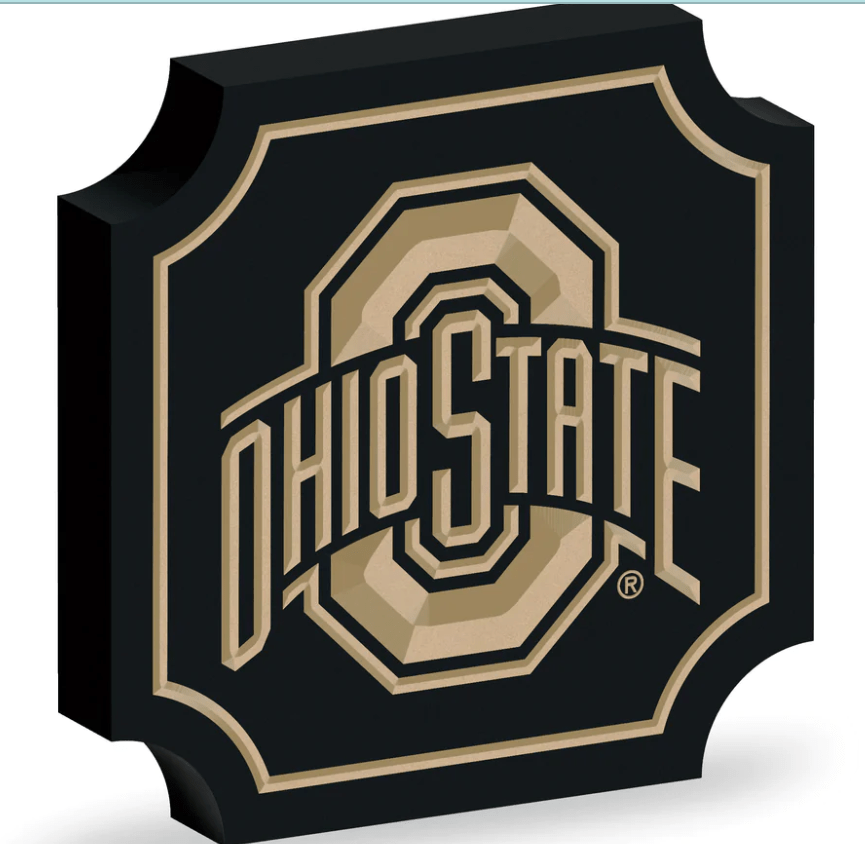 OSU Carved Signature Logo Wall Art