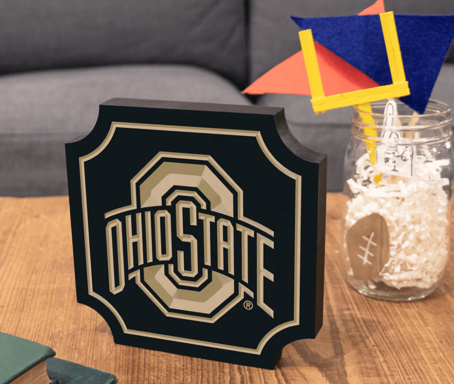 OSU Carved Signature Logo Wall Art