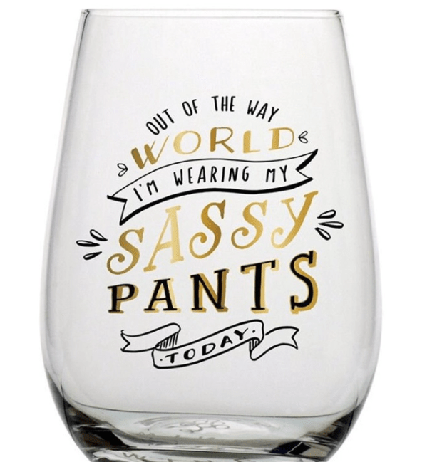 Out Of The Way World Stemless Wine Glass