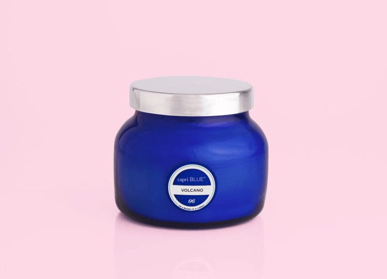 Volcano Candle Signature Jar Blue