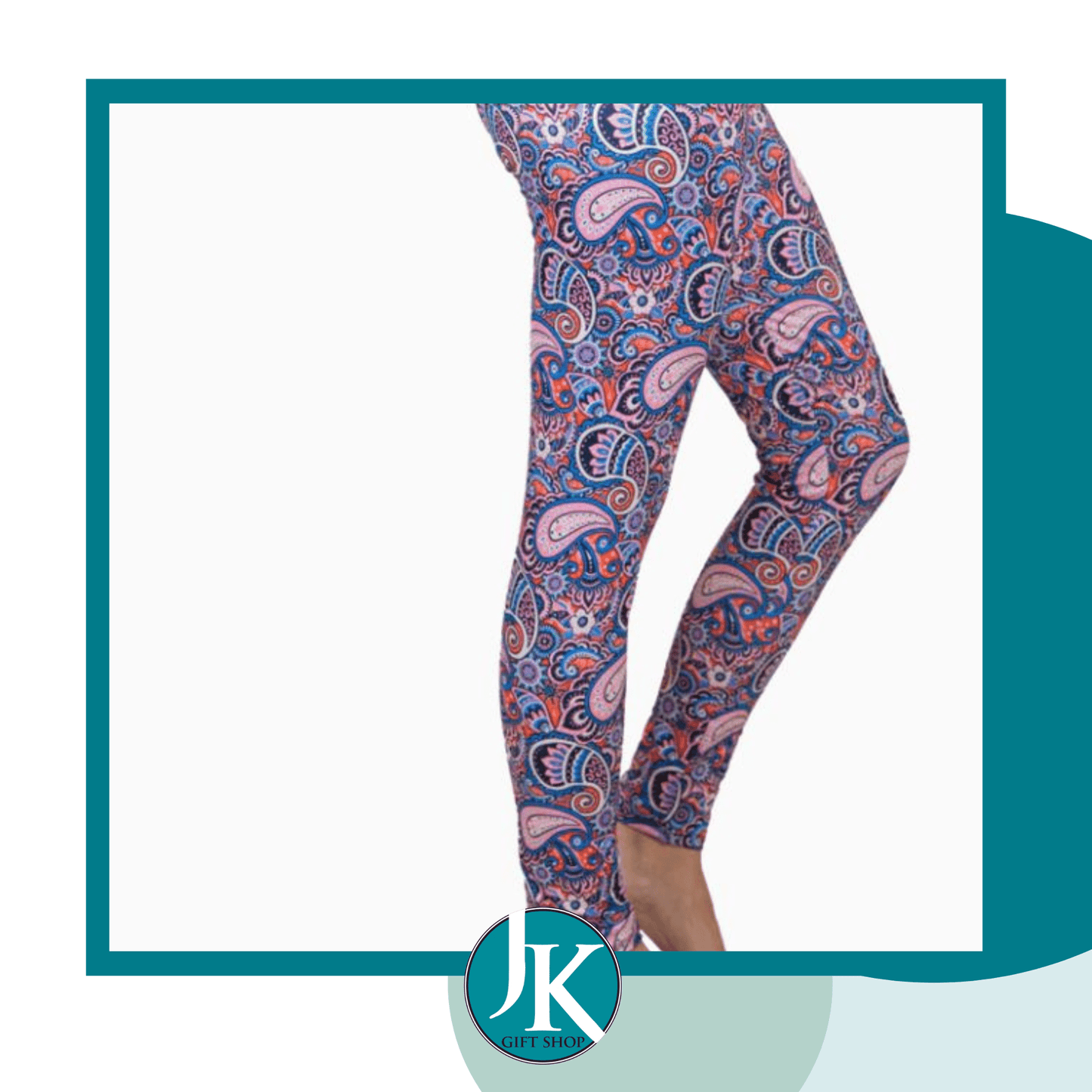 XL-2XL Paisley Leggings